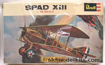 Revell 1/72 Spad XIII, H627-70 plastic model kit
